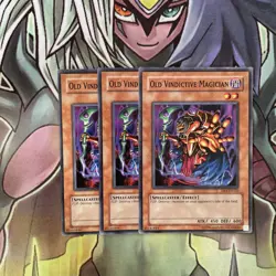 DR1-EN122 x3 Old Vindictive Magician Common Excellent Condition Yugioh - Image 1