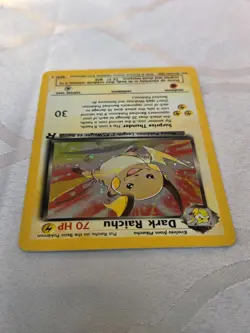 Pokemon TCG Vintage 1999-2000 Dark Raichu Team Rocket Secret Rare-Holo 83/82 LP - Image 5
