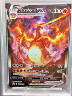 2022 Pokemon Charizard VMAX Black Star Promo SWSH261 PSA GRADED MINT 9 - Image 2