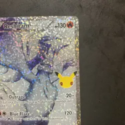 Pokemon Reshiram 113/114 Celebrations Classic Collection Full Art Holo (READ) - Image 4