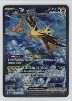 Zapdos ex Special Illustration Rare Pokemon Scarlet & Violet 151 MEW #202 - Image 1