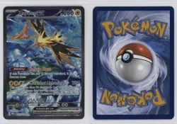 Zapdos ex Special Illustration Rare Pokemon Scarlet & Violet 151 MEW #202 - Image 3