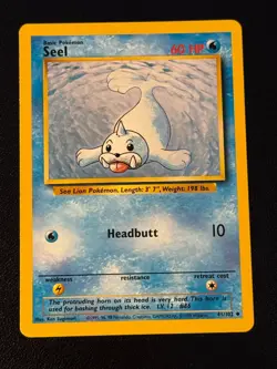 Seel 41/102 Pokemon Base Set Unlimited - Image 1