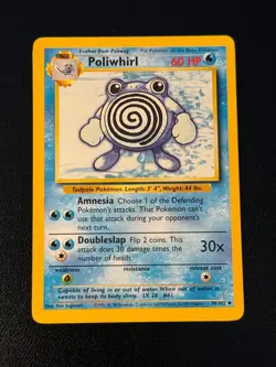 Poliwhirl 38/102 Pokemon Base Set Unlimited - Image 2