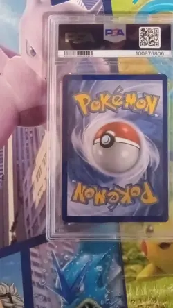 Pokemon Mewtwo Cracked Ice Holo Deck Exclusives 051/108 PSA 8 2016 English - Image 2