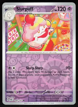 Slurpuff 090/167 Uncommon Twilight Masquerade Pokemon Reverse Holo Near Mint - Image 1