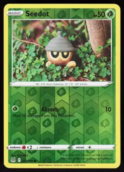 Seedot 011/196 Common Lost Origin Pokemon Reverse Holo Lightly Played - Image 1