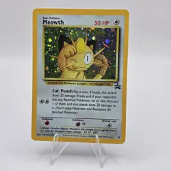 Meowth 10/53 Black Star Promo Pokemon TCG Vintage WoTC NM - Image 2