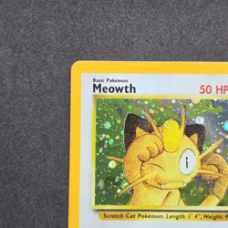 Meowth 10/53 Black Star Promo Pokemon TCG Vintage WoTC NM - Image 5