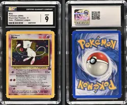 🫧Pokemon TCG Mew Black Star Promo Pokemon League 2000 CGC 9 SWIRL 🌀 - Image 3