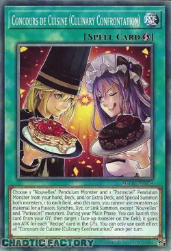 YUGIOH AGOV-EN064 Concours de Cuisine Common 1st Edition NM - Image 1