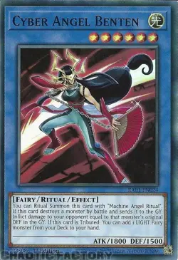 YUGIOH RA01-EN024 Cyber Angel Benten Super Rare 1st Edition NM - Image 1