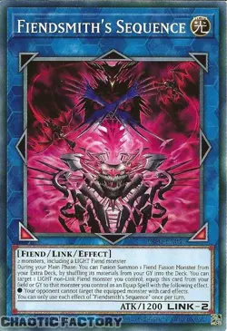 YUGIOH INFO-EN047 Fiendsmith's Sequence Common 1st Edition NM - Image 1
