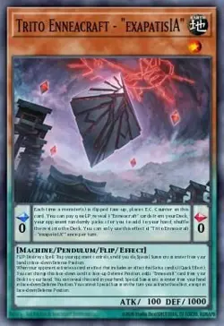 YUGIOH BLZD-EN019 Trito Enneacraft - exapatisIA"" Common 1st Edition NM - Image 1