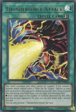 Thunderforce Attack - EGS1-EN003 - NM/VLP - Ultra Rare - 1st ed - Yugioh - Image 1