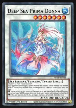 Deep Sea Prima Donna - MP21-EN066 - Common - 1st Edition Yugioh - Image 1