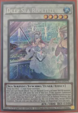 YuGiOh Deep Sea Repetiteur Secret Rare HAC1-EN175 - Image 1