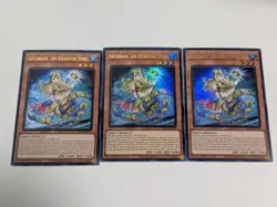 3x Ultra Rare Abyssrhine, The Atlantean Spirit Yugioh! Mega Pack - Image 1