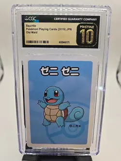 CGC 10 Pristine Squirtle Old Maid 2019 Japanese Pokemon Card - Image 1