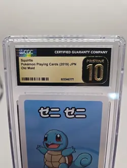 CGC 10 Pristine Squirtle Old Maid 2019 Japanese Pokemon Card - Image 3