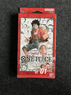 ENGLISH - ONE PIECE TCG: Straw Hat Crew Starter Deck (ST-01) - Image 1
