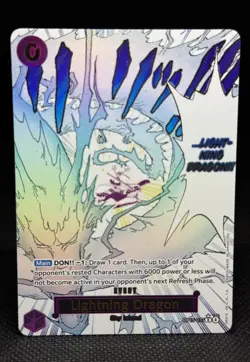 One Piece Lightning Dragon (OP15-077) (Alternate Art) Adventure On Kami's Island - Image 1