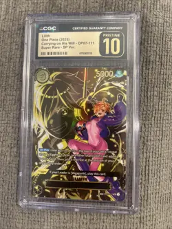One Piece CCG Pristine 10 Lillith OP07-111 Super Rare SP - Image 2