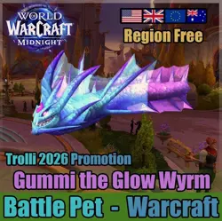 World of Warcraft Gummi the Glow Wyrm Battle Pet |Global Code - Any Region - WoW - Image 1