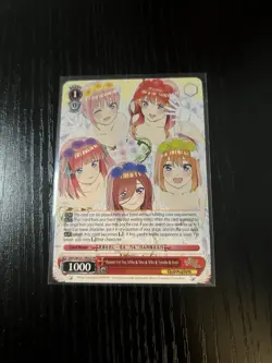 Weiss Schwarz - Quintessential Quintuplets 5HY/W101-P03 PR - Nakano Sisters - Image 1