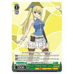 Weiss Schwarz Fairy Tail 100 Years Quest Never-Fading Smile, Lucy (R) FT/S120... - Image 1