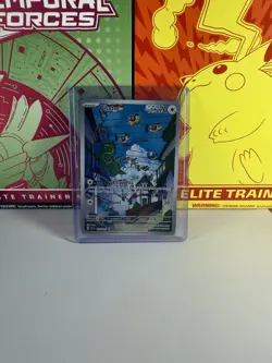 Pokemon TCG Full Art Chatot 181/162SV05: Temporal Forces Holo Secret Rare Card - Image 1