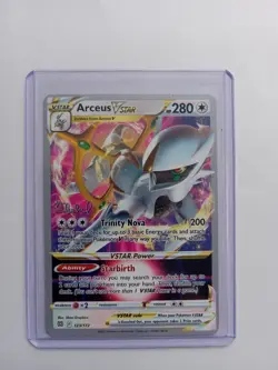Arceus Vstar 123/172 2022 World Championships LP Pokemon Card - Image 1