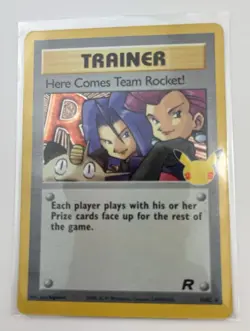 Pokemon Card Here Comes Team Rocket! 15/82 Celebrations - Near Mint - Image 1