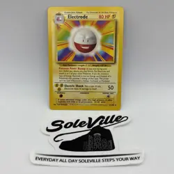 Electrode 21/102 Base Set Non Holo Rare Pokemon Card TCG MP - Image 1