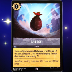 Charge! Action Card - Common - Disney Lorcana TCG Rise of the Floodborn #198/204 - Image 1