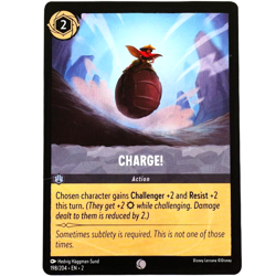 Charge! Action Card - Common - Disney Lorcana TCG Rise of the Floodborn #198/204 - Image 2
