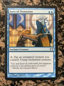 MTG Aura of Dominion x1 Champions of Kamigawa, Magic the Gathering - Image 1
