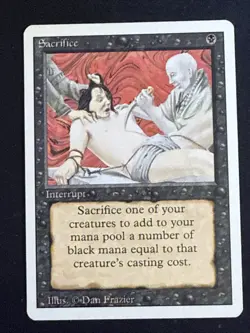 1x Sacrifice 3rd Revised Edition LP MTG Magic the Gathering x1 MKE - Image 1