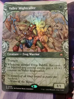 MTG Bloomburrow - Valley Mightcaller (Showcase FOIL) NM - Image 1