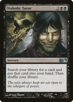 Diabolic Tutor [Magic 2014] Magic MTG - Image 1