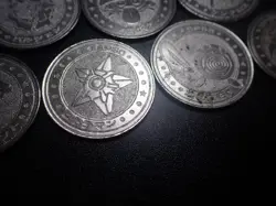 Pokemon Card Meiji Promo Battle Coin x7 Cloyster etc #6326 PLAY - Image 4
