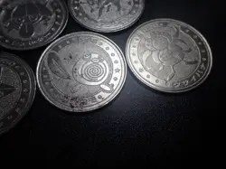Pokemon Card Meiji Promo Battle Coin x7 Cloyster etc #6326 PLAY - Image 5