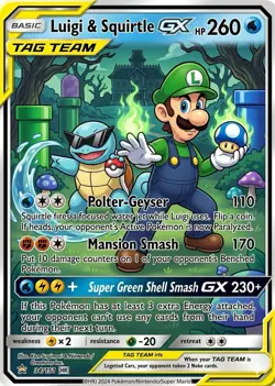 Promo Pikachu + Super Mario & Squirtle + Luigi: 2x Pokemon Fan Art Cards: - Image 3