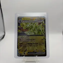 Tyranitar EX 066/197 Obsidian Flames Full Art Ultra Rare Holo NM Pokemon TCG - Image 1