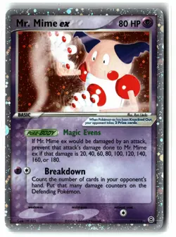 Mr. Mime ex ⭐ 111/112 Holo EX Rare FireRed & LeafGreen 2004 Pokemon NM - Image 1