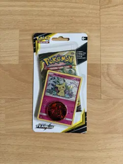 Pokemon Team Up Checklane Blister Pack Mimikyu SM163 - Image 1