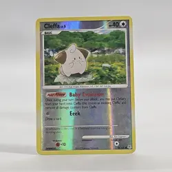 Pokemon TCG Cleffa Diamond & Pearl 78/130 Reverse Holo Common Card LP - Image 1