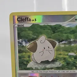 Pokemon TCG Cleffa Diamond & Pearl 78/130 Reverse Holo Common Card LP - Image 3