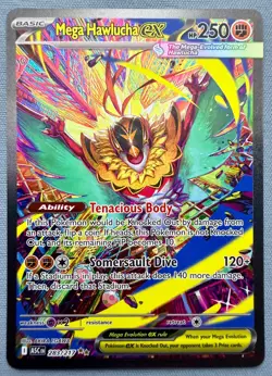 Mega Hawlucha EX 283/217 - NM - Pokemon TCG Ascended Heroes ) - Contender! - Image 1