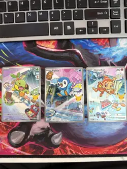First Partner Illustration Collection Series 1 Gen 4 Sinnoh Starters Pokemon TCG - Image 1
